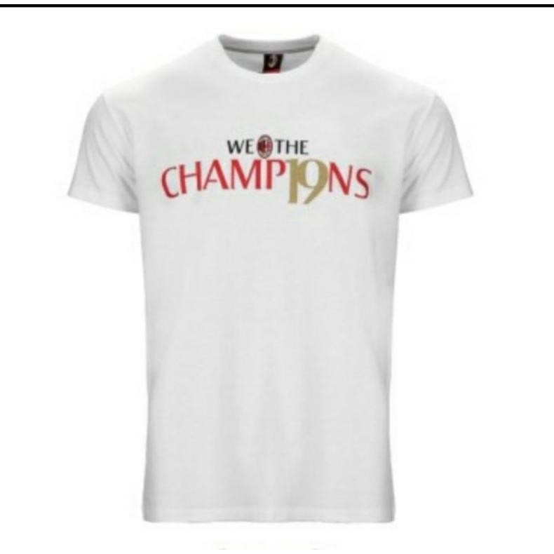 เสื้อยืดฉลองแชมป์ Acmilan Scudetto 19 เสื้อยืด Acmilan