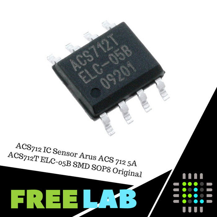 ACS712 IC เซ็นเซอร์กระแส ACS 712 5A ACS712T ELC-05B SMD SOP8 เดิม