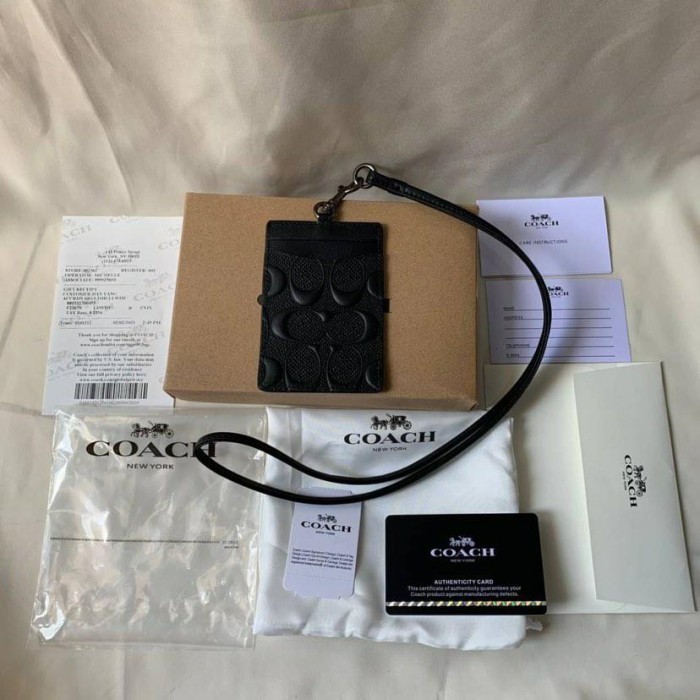 Coach Lanyard Name Tag ID Card