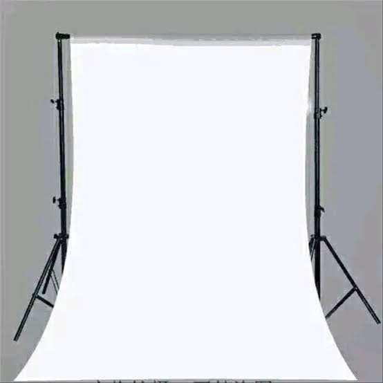 (1.5 MX 3 M) ผ้าพื้นหลังภาพสีขาว (1.5 MX 3 M)
