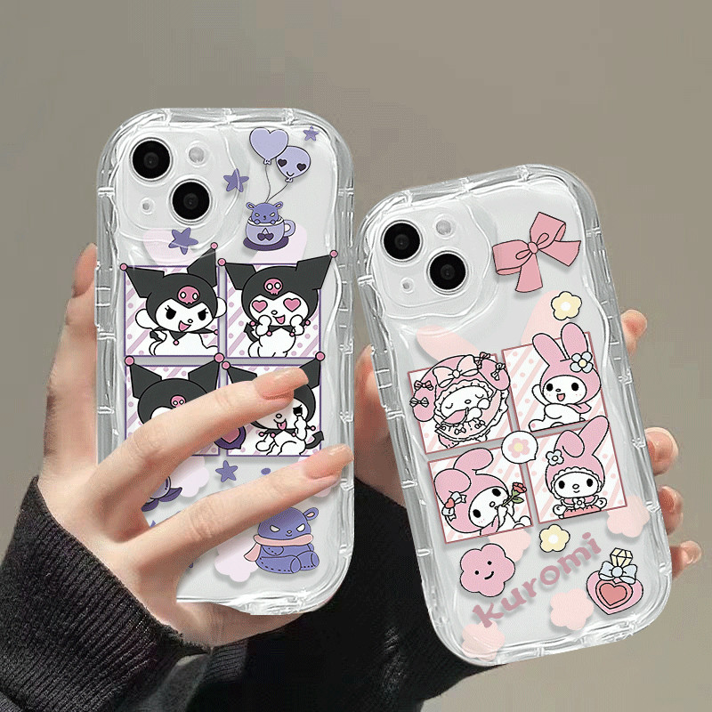 MelodyแฟนซีKuromiกรณีOppo Reno 11 5G C67 Reno 11F 5G Realme C53 C51 C51S Realme 11 Pro 5G A78 5G A17