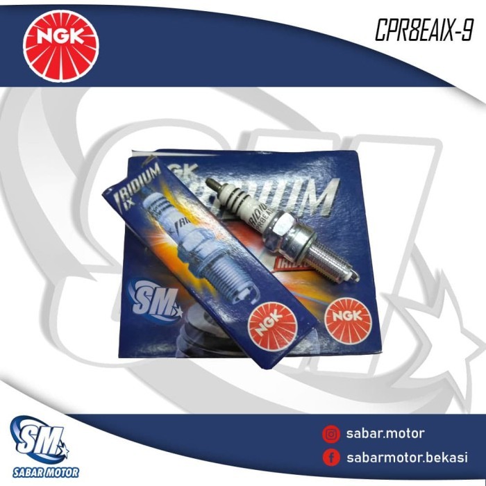 หัวเทียน NGK Iridium racing CPR8EAIX -9 หัวเทียนอิริเดียมสําหรับ Nmax / Aerox 155