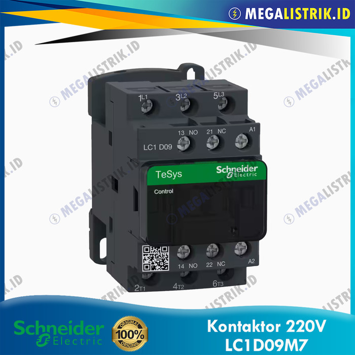 Schneider Contactor / Contactor Tesys D Lc1D09 220V / Lc1D09M7