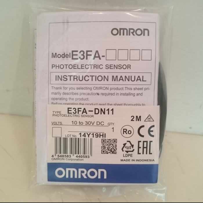 Omron, E3Fa-Dn11, โฟโตอิเล็กทริคเซนเซอร์