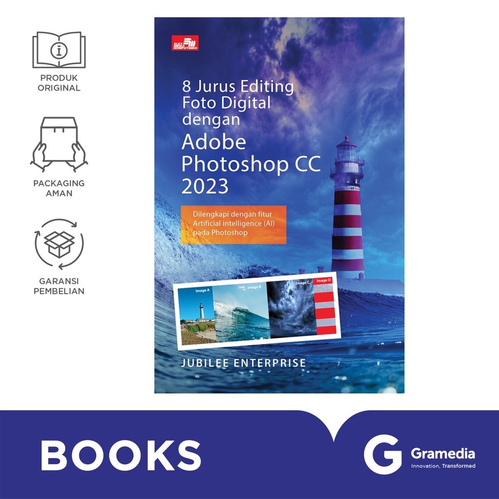 เคล็ดลับภาพดิจิทัล 8 แบบ พร้อม Adobe Photoshop Cc 2023 (JUBILEE ENTERPRISE)