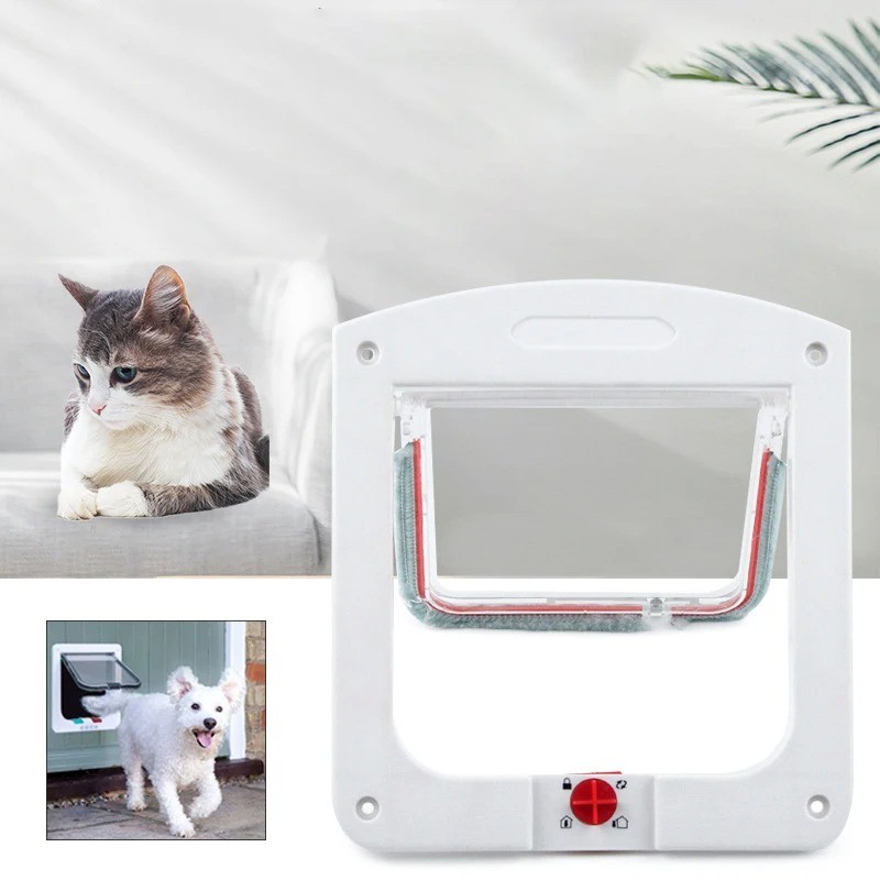 Magnetic Flap Door 4 Way Lock Pet Door - TR4