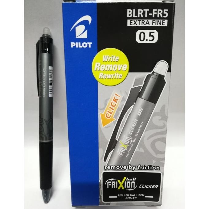 สินค้าใหม่!! ปากกาลบได้ Pilot Frixion Clicker 0.7 - สีดํา