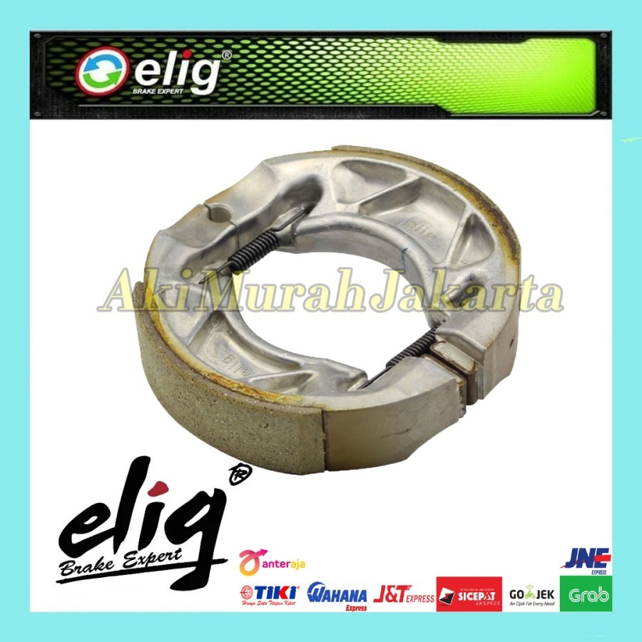 ผ้าเบรคหลัง Elig Old Vixion / Scorpio / All RX King / MX 135 - SCM-Y14B