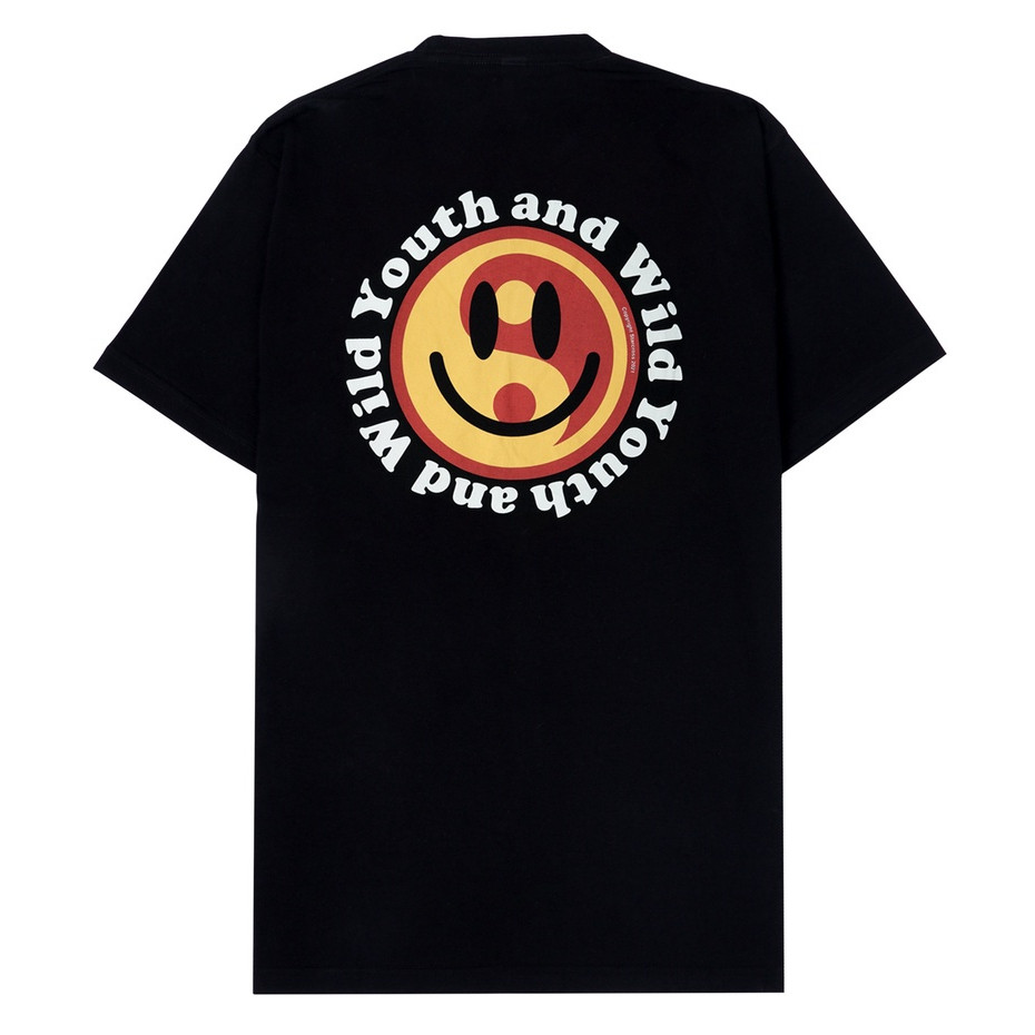 เสื้อยืดผู้ชาย STARCROSS - FULL SMILE - สีดํา