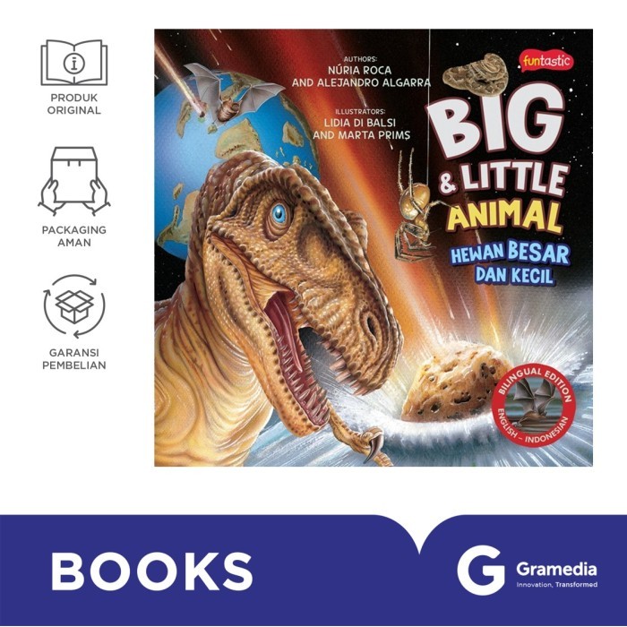 Gramedia Cirebon - BIG & LITTLE ANIMALS - BIG ANIMALS และ SMALL ANIMALS