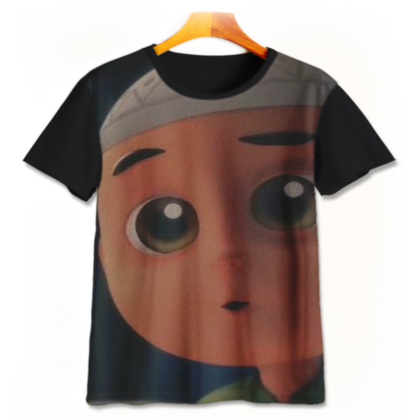 เสื้อยืดเด็กการ์ตูน 3D น่ารัก - เสื้อยืดพิมพ์ลายการ์ตูน Nussa Rara Nusara-7-designWD Limited Edition