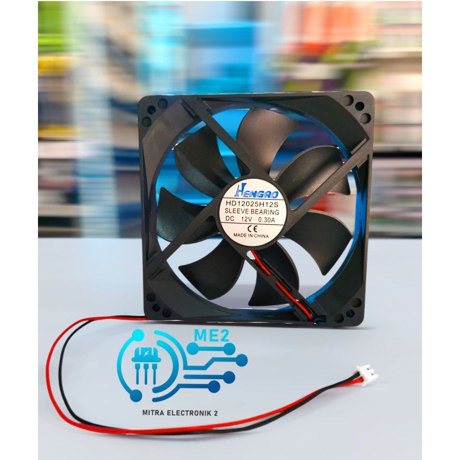 พัดลม DC 12V / 12 ซม. X 12 ซม. พัดลม DC