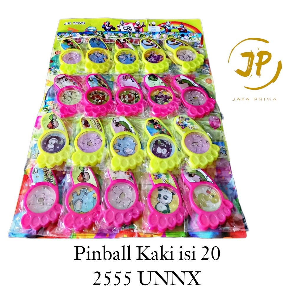 20 ชิ้นน่ารัก Pinball เท้าของเล่นเด็ก