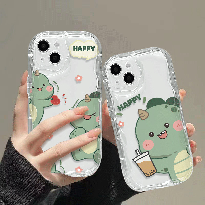Dinosaurcoupleการ์ตูนปลอกOppo C53 C51 C51S 11 Pro 5G Reno 11F 5G Reno 11 5G C67 9I A12 A76 A96 A36 C