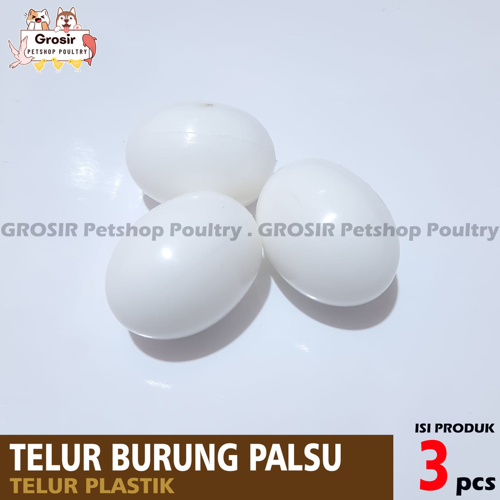 Kate 3 ชิ้น FAKE EGGS / DOVE BIRD ของเล่น FAKE EGG CHICKEN DOVE CATE IMITATION FAKE EGGS