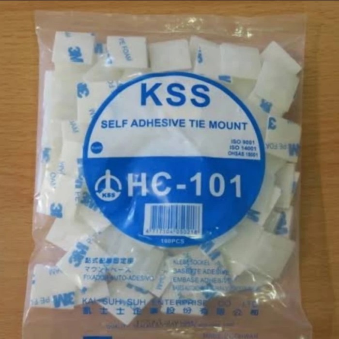KSS TIE MOUNT HC-101/HC-102/HC-103 มีกาวในตัว Tie Mount กาว 3M