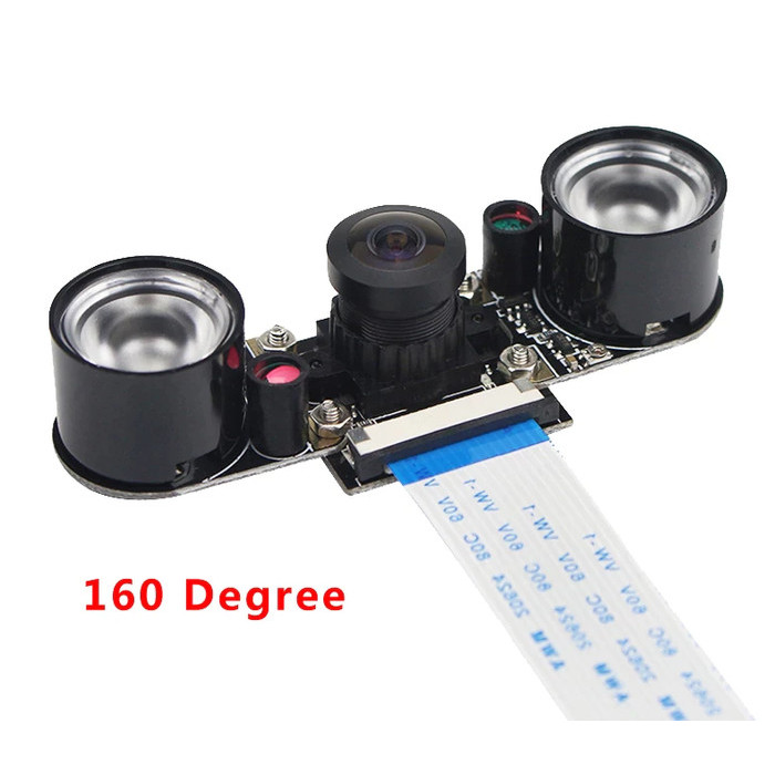 จัดส่งฟรี - Raspberry Pi 4 Vision Night Camera 5MP OV5647 Fisheye Webcam 160 DEGREE