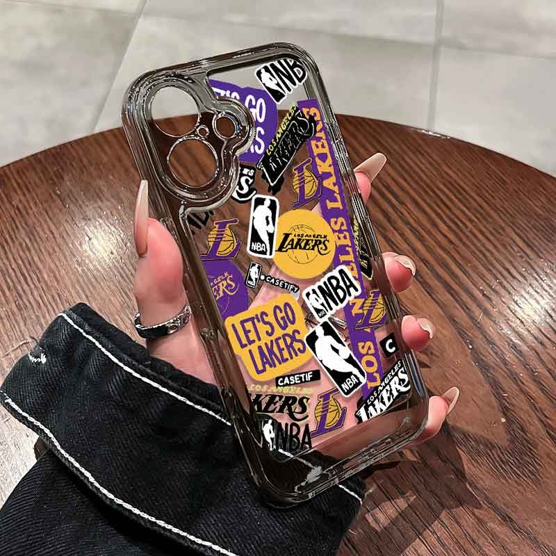 Guys Nba Tpu บาสเกตบอลโปร่งใสต่างประเทศปลอก Hp Xiaomi 15T Pro M7 Plus Poco C85 F7 C71 F6 Xiaomi 14T 