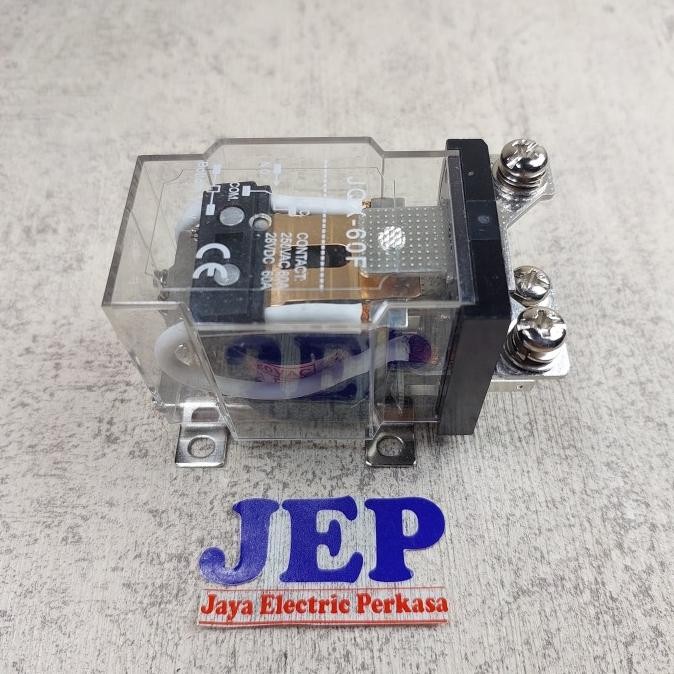 RELAY 60A 220VAC JQX 60F รีเลย์ 5 ขา 60A 220Vac