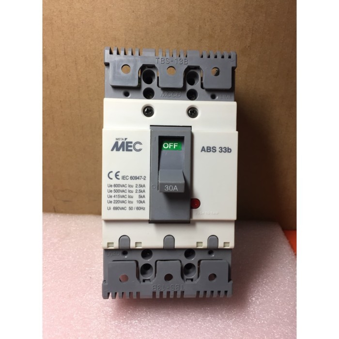 Ls Mccb 3P 5A - 10A - 20A - 30A Abs33B Meta Mec 3 Pole