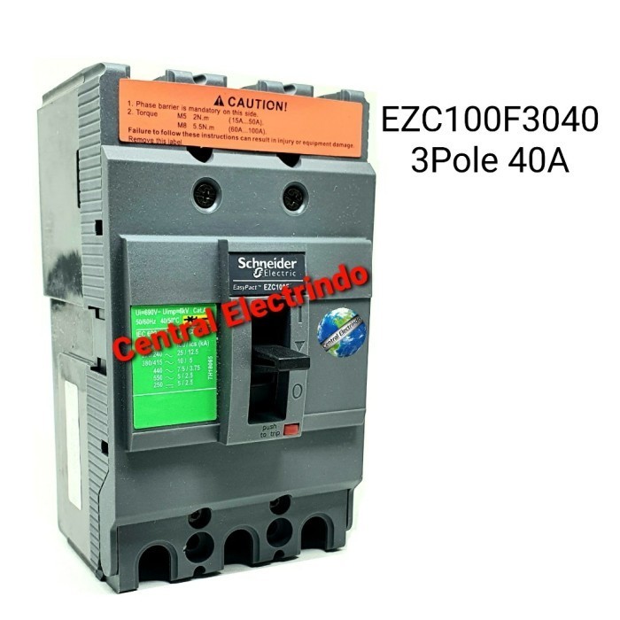 Mccb Schneider Ezc100F 40A.