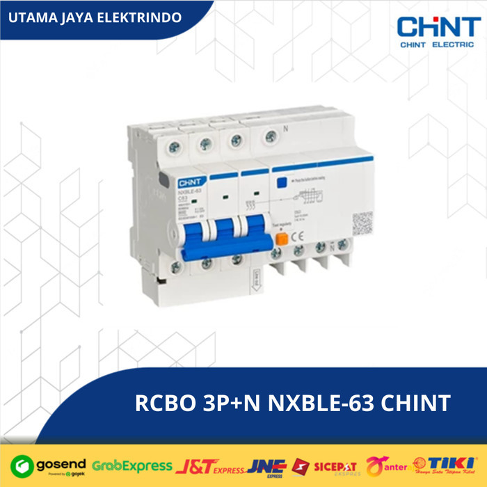 Rcbo Chint 3P+N 30Ma 6Ka Nxble-63