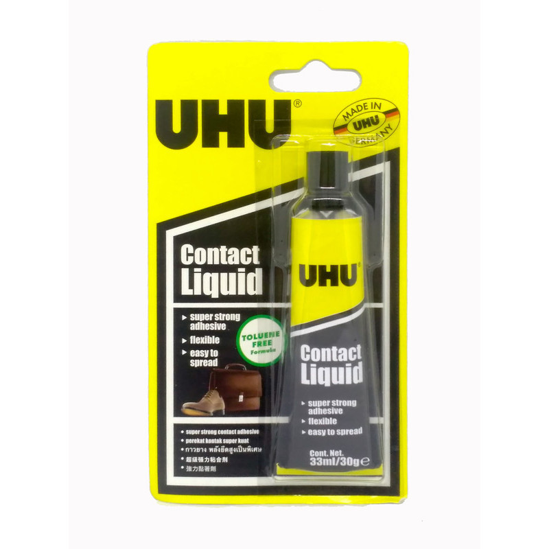Uhu กาวติดรองเท้าน้ํายาแบบสัมผัสในครัวเรือน 33 Ml Blister
