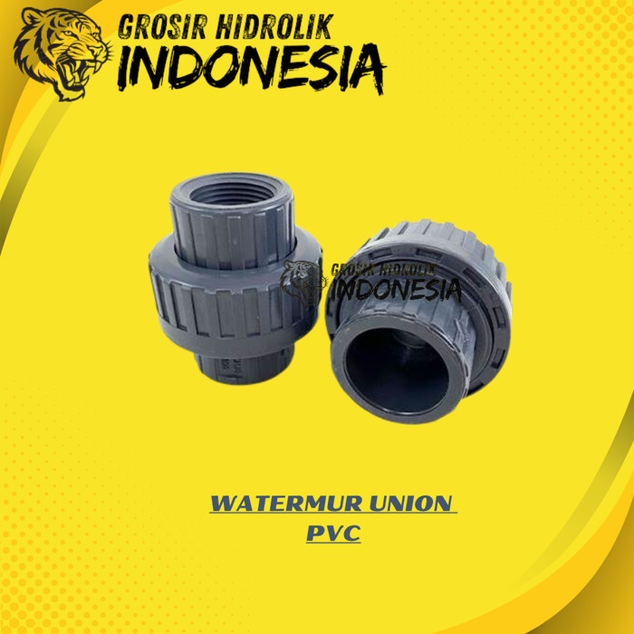 3/4 PVC WATERMUR FITTING UNION WATER PIPE NUT PVC SOCKET ขนาด 3/4 นิ้ว