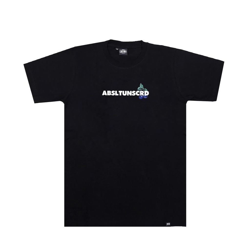 308 ABSLASTUNSCRD - เสื้อยืด ABSLT UNSCRD BLUEBERRY - สีดํา