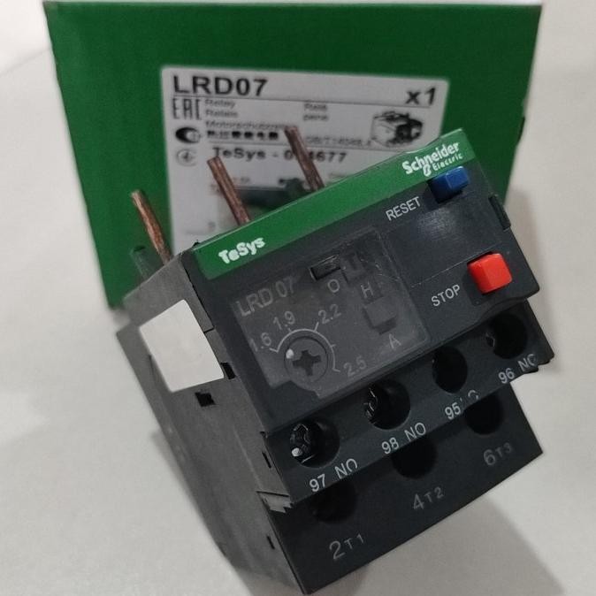 รีเลย์โอเวอร์โหลดความร้อน Lrd07 (1.6-2.5A) LRD 07