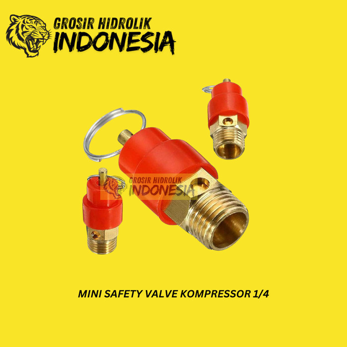 1/4 MINI SAFETY VALVE / SAFETY VALVE COMPRESSOR 10 BAR