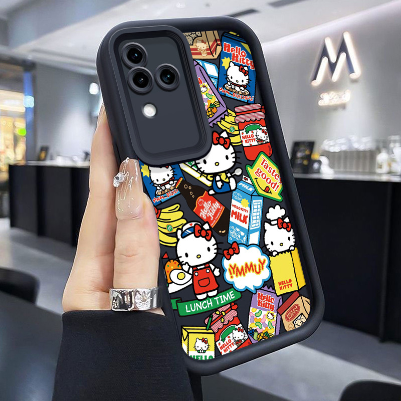 HPเคสโทรศัพท์สําหรับVIVO V30 5G S18 5G V30 Pro 5G V30E 5G S18 Pro 5Gกรณีโทรศัพท์กรณีKittyขนมSoftcase