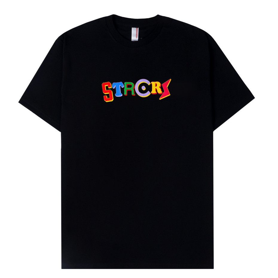 เสื้อยืดผู้ชาย STARCROSS - MERGE - สีดํา