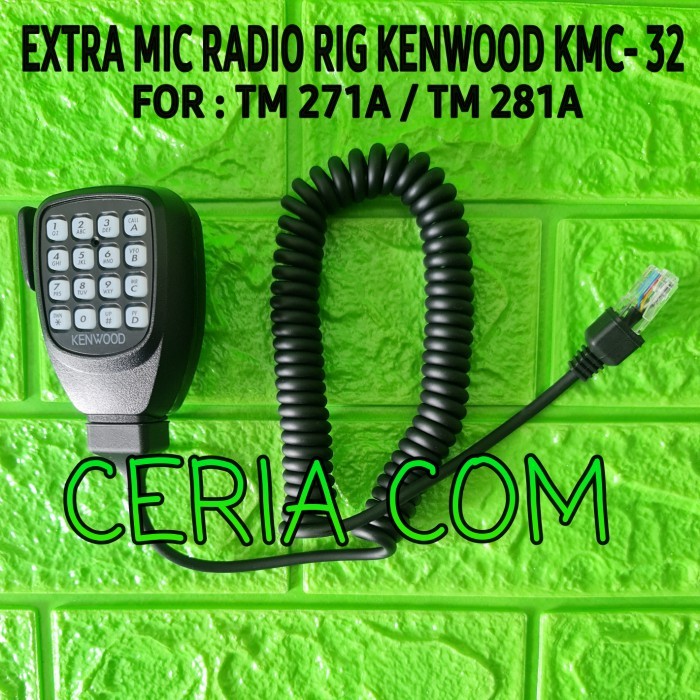 Clearance Extra Mic Radio Rig Kenwood Tm 281 Tm 371A Tm 283A Ptt Kmc32