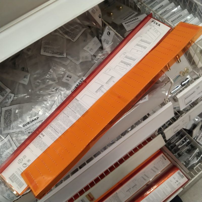 LKEA F1X4 ไม้บรรทัดเจาะรูสําหรับสว่านเรียบร้อย เครื่องทํารูหมอก KR5155