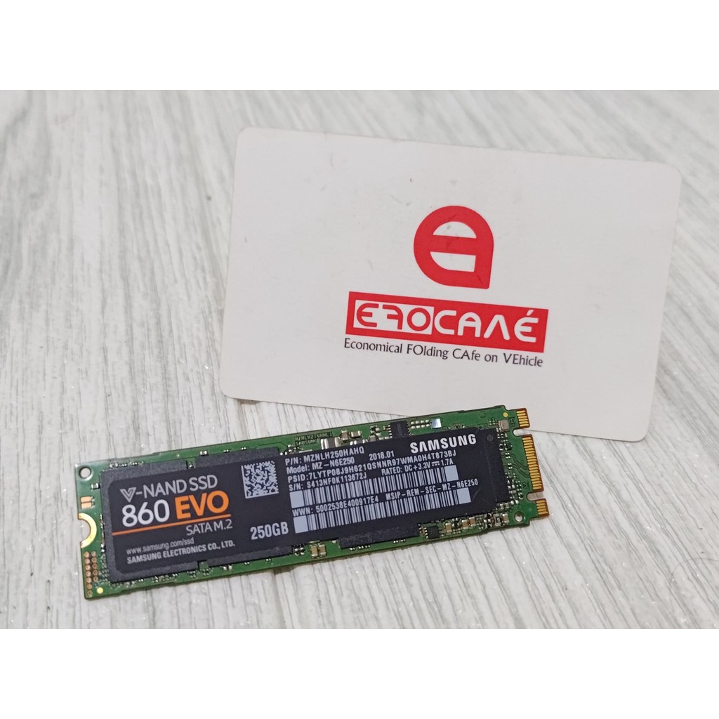 Ssd M.2 SATA Samsung 860 EVO 250GB V-NAND SATA III 6Gbps