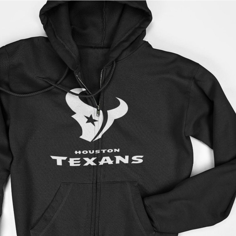 เสื้อแจ็คเก็ตซิปมีฮู้ด - Houston Texans