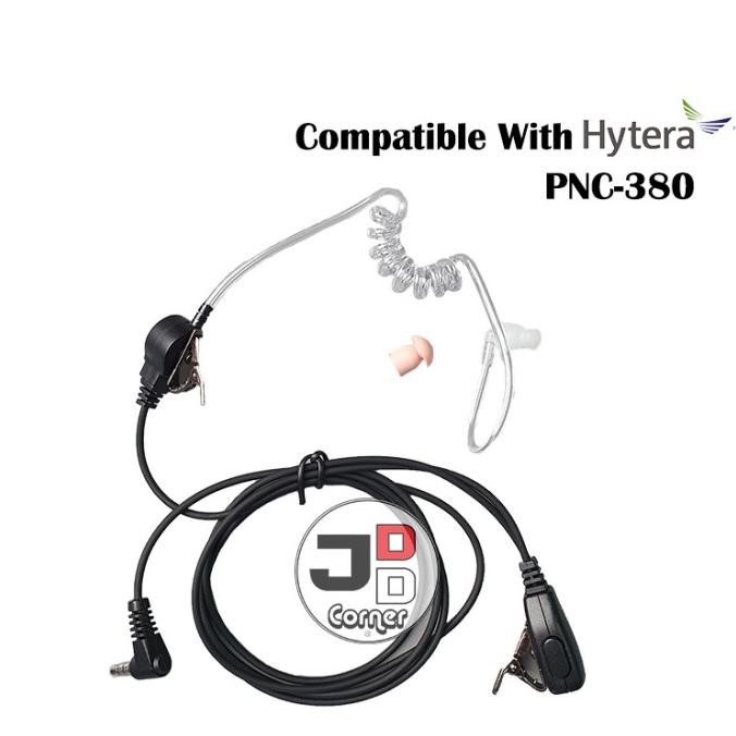 Earset HT Hytera PNC-380 Clear FBI PNC380 PNC 380 หูฟังแฮนด์ฟรี