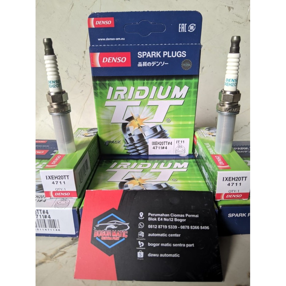 หัวเทียนอิริเดียมเดิม IXEH20TT livina มีนาคม Xtrail avanza dual vvti