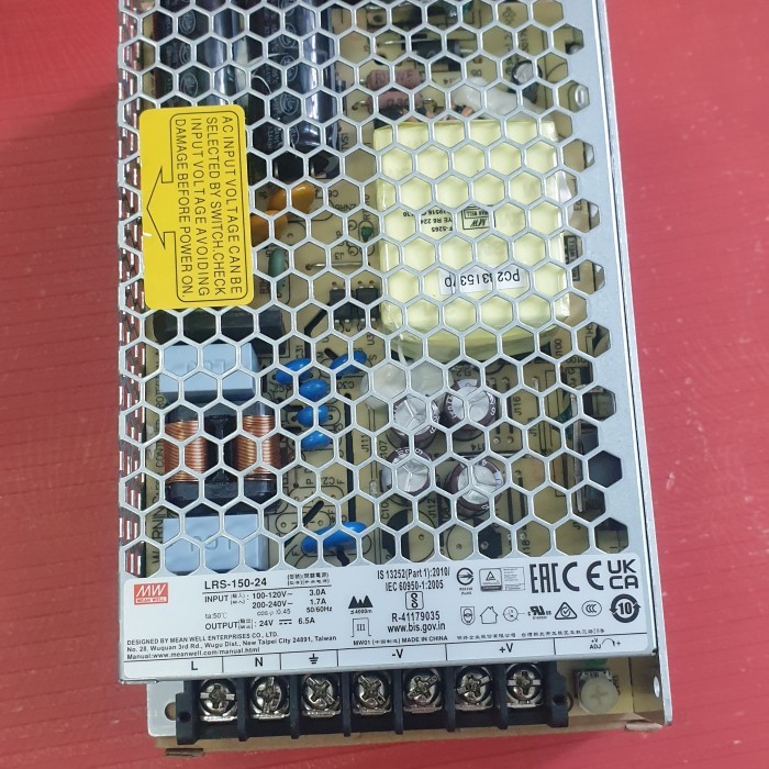 Meanwell Switching Power Supply Lrs-150-24 24Vdc 6.5A