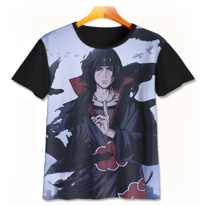 Naruto Itachi Itachi Anime เสื้อยืด-7-designWD ชายหญิงเสื้อยืดอายุ 1 - 12 ปี 3D ภาพยนตร์อะนิเมะเสื้อ