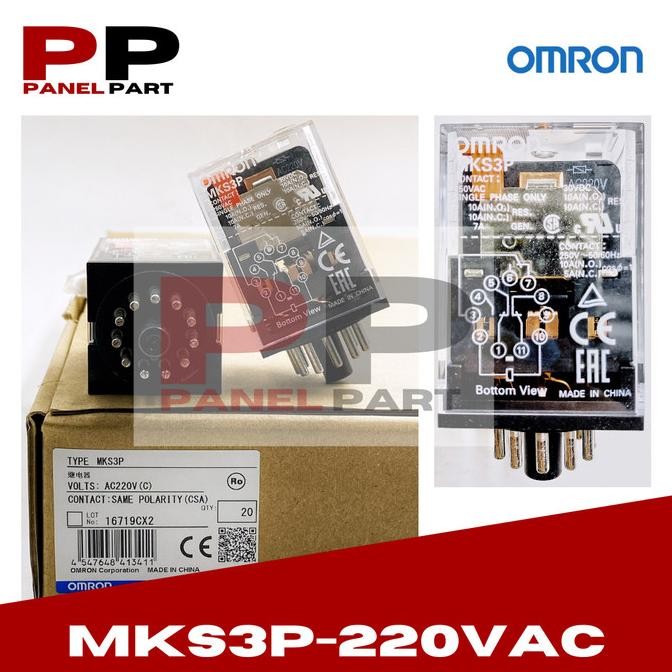 OMRON MKS3P-220VAC RELAY