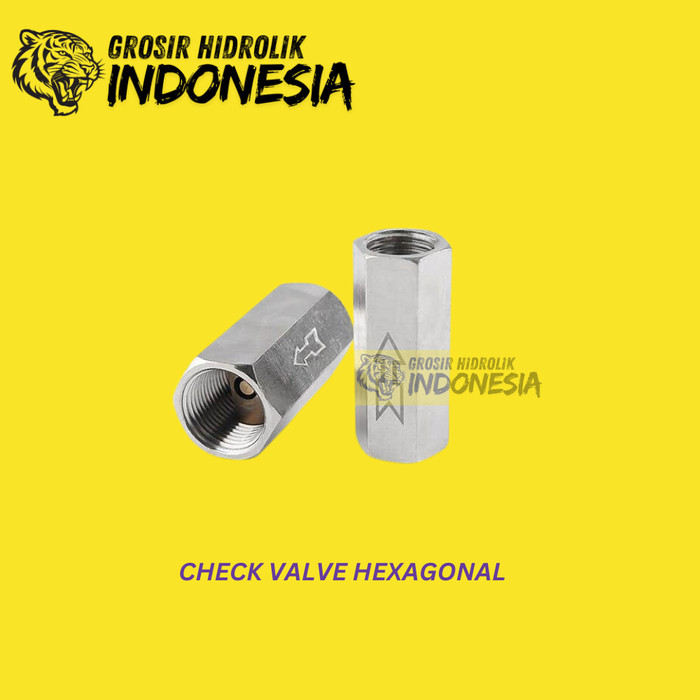 3/8 CHECK VALVE ONE WAY VALVE ไม่มีวาล์ว HEXAGONAL THREAD 3/8