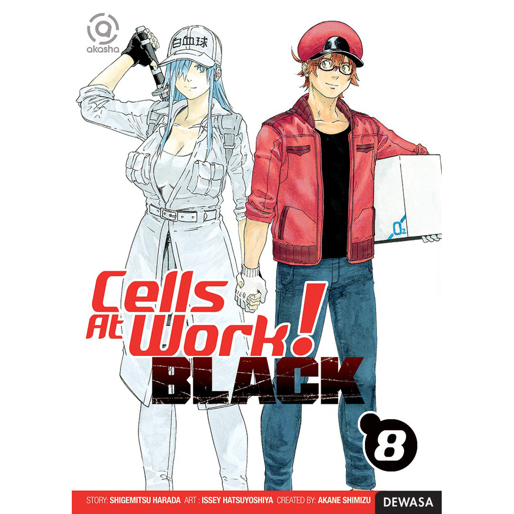 Gramedia Cirebon - AKASHA : CELLS AT WORK BLACK 08