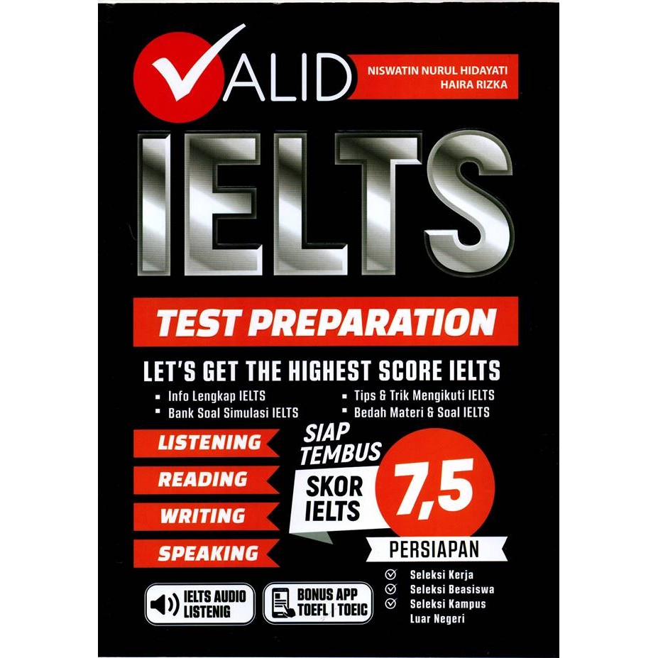Gramedia Cirebon - VALID IELTS TEST PREPARATION READY TO PENETRATE SCORE 7.5