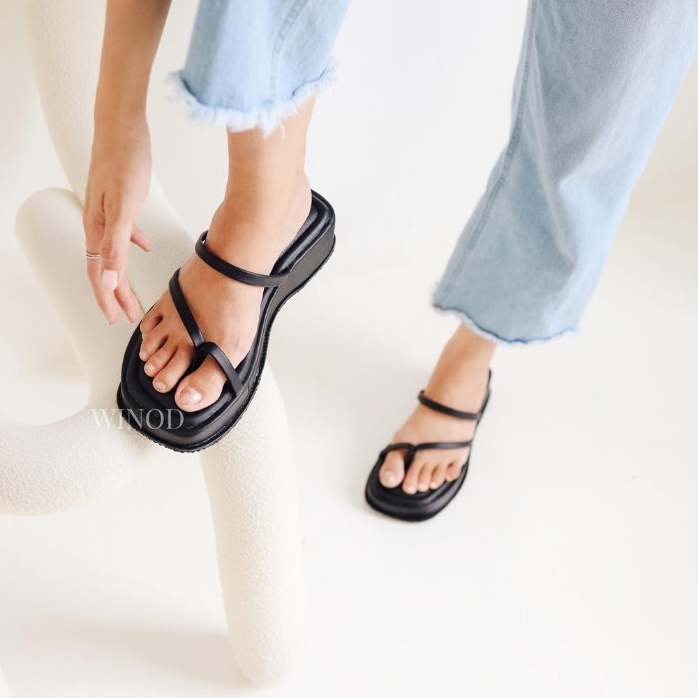 WINOD Ofelia รองเท้าแตะแพลตฟอร์มผู้หญิง รองเท้าแตะอินเทรนด์ GA24