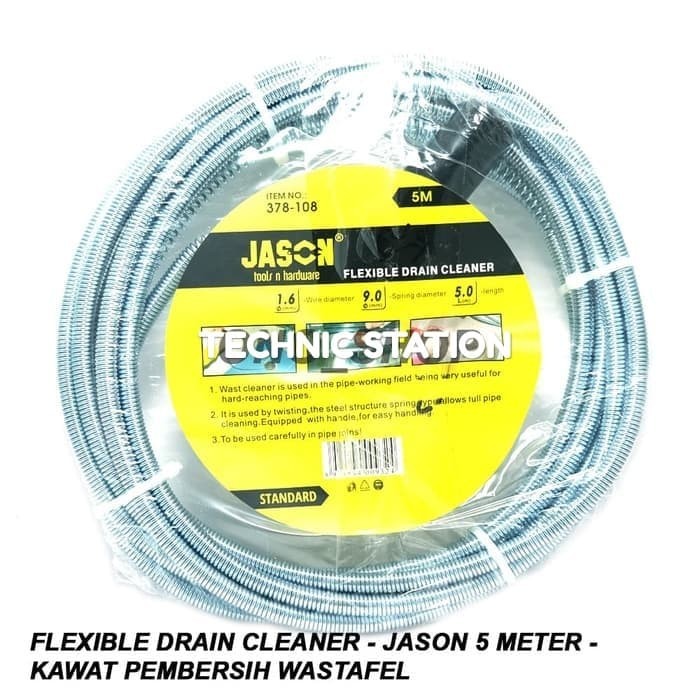 น้ํายาทําความสะอาดท่อซาลาเปา 9MM x 5M ยี่ห้อ Jason