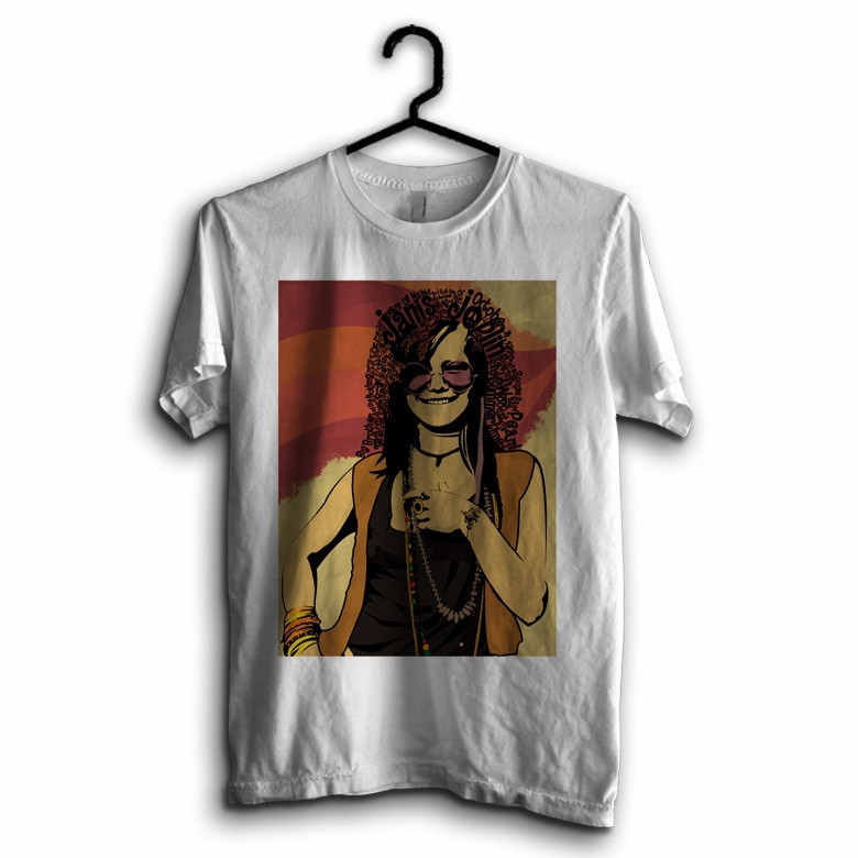 เสื้อยืดเพลง Janis Joplin 003