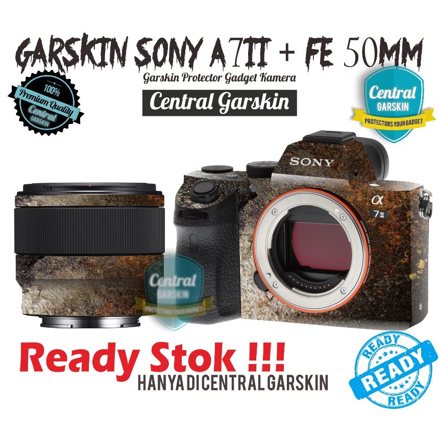 Sony A7ii A7m2 Garskin/Case Sticker สามารถปรับแต่งได้ Motif - 2 ชิ้น