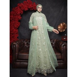 ล่าสุดผู้หญิง Gamis 2025 Ghamis Muslimah สาว Cool วัสดุ Maxydress Mididress ชุดเพื่อนเจ้าสาว Mothers